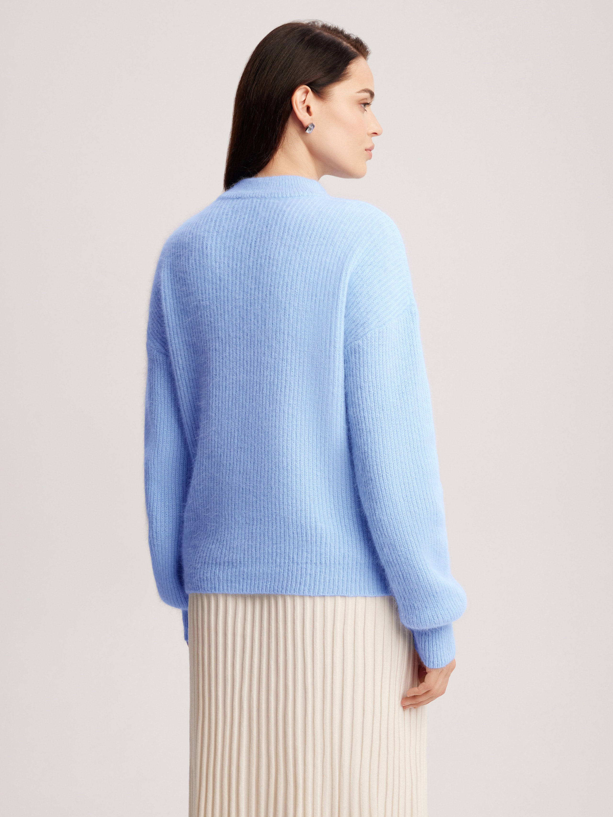 Soft angora jumper, Sky Blue — photo 8