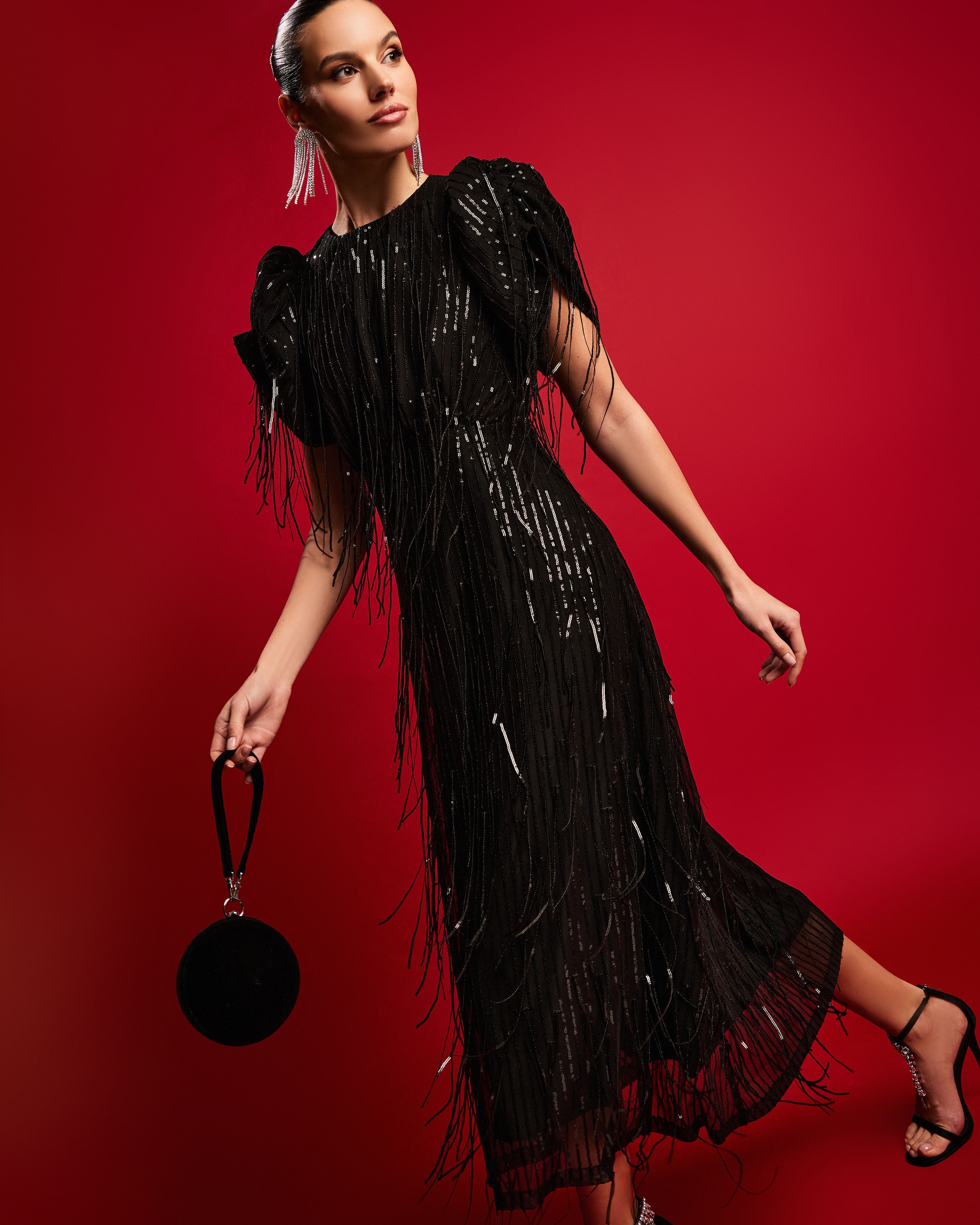 Sequin dress, Black